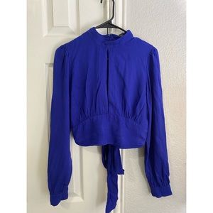 forever 21 blue top